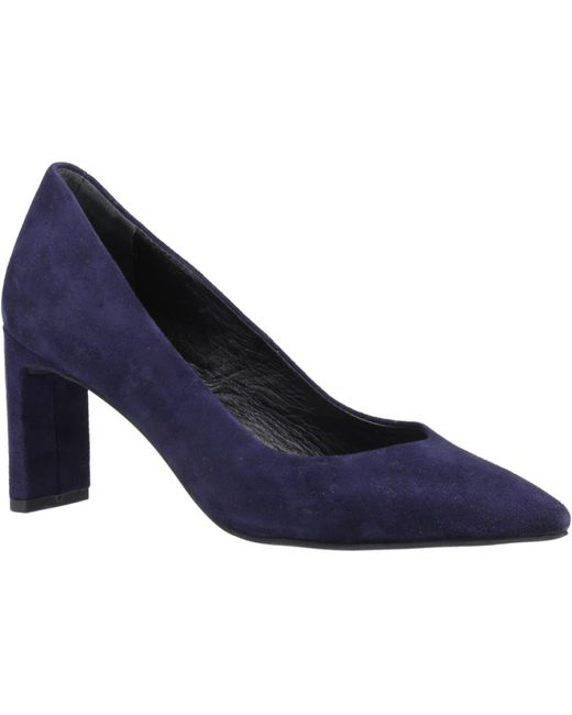 Hush Puppies Blue Olivia Suede Shoes