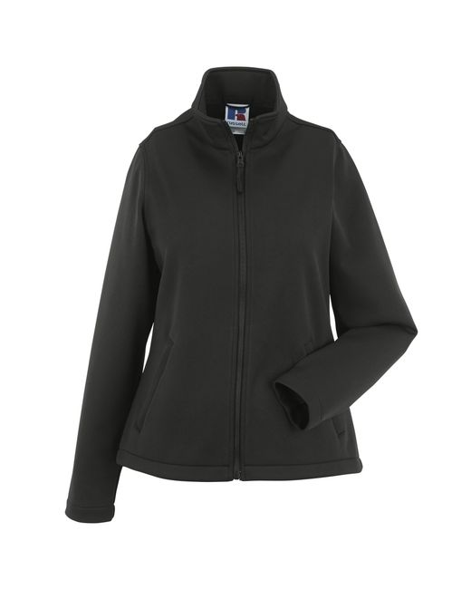 Russell Black Ladies/ Smart Softshell Jacket