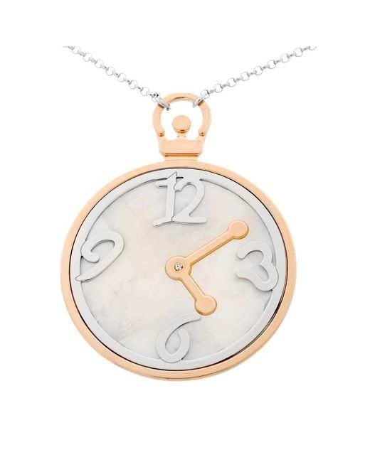 Orphelia Metallic 925 Sterling Necklace