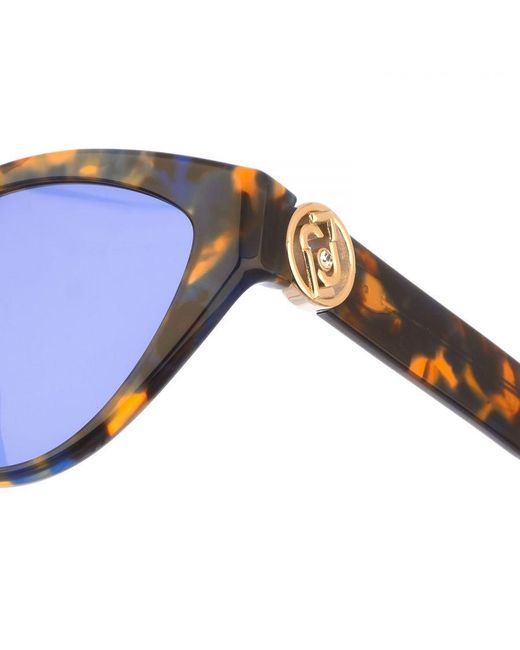 Liu Jo Blue Acetate Sunglasses With Oval Shape Lj767Sr