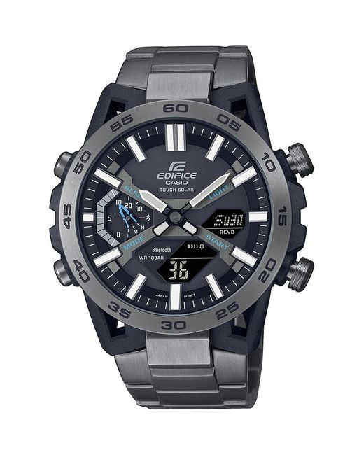 G-Shock Black Edifice Watch Ecb-2000Dc-1Aef Stainless Steel for men