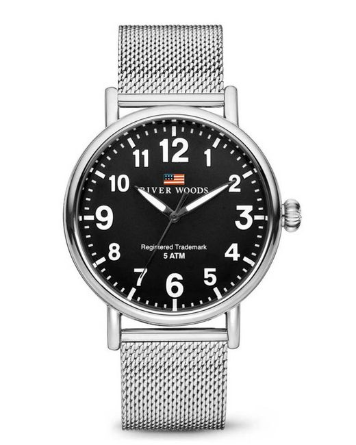 River Woods Gray Sacramento Watch Rw420003 Stainless Steel for men