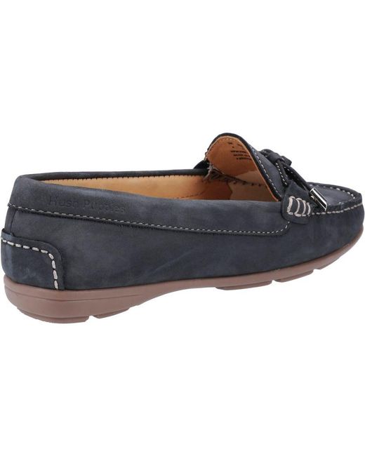 Hush Puppies Black Maggie Slip On Toggle Shoe