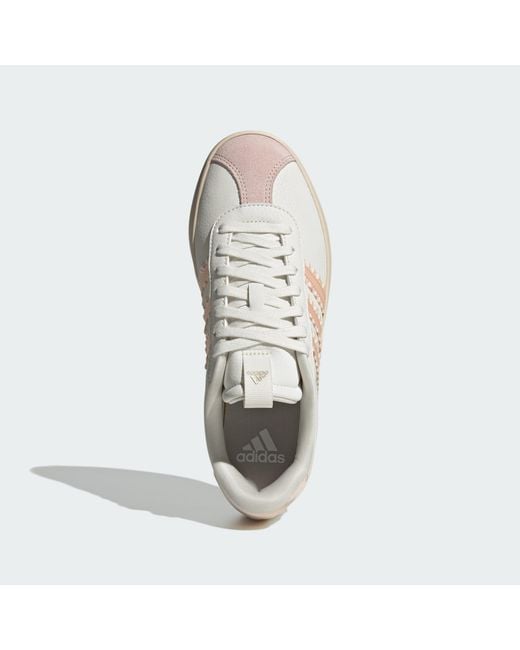 Adidas White Vl Court 3.0 Shoes