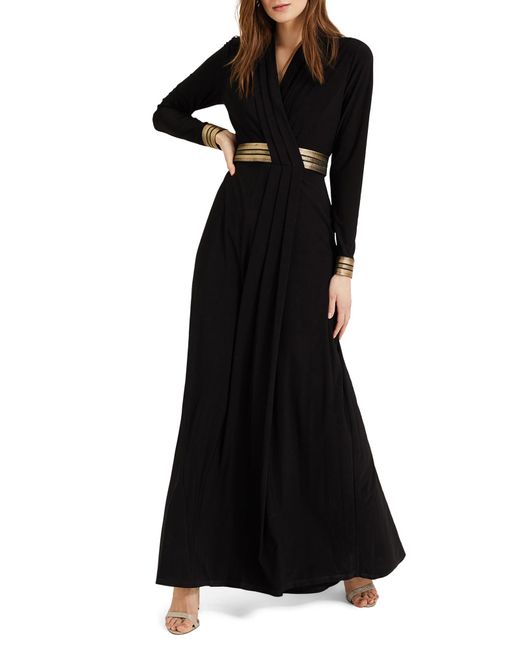 Phase Eight Black Faber Maxi Dress