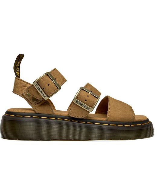 Martens Dr Gryphon Quad Sandals in Brown Lyst UK - Main Image