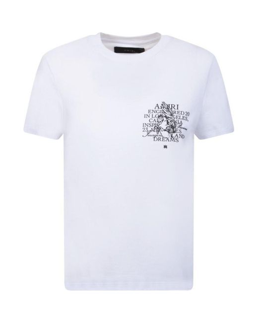 Amiri White Precious Memories Tee