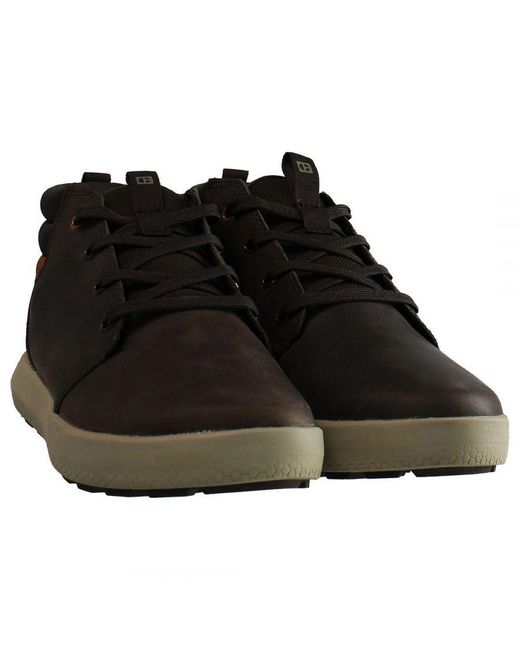 Caterpillar Black Proxy Mid Boots Leather (Archived) for men