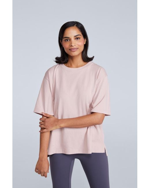 Mountain Warehouse Gray 'Idol' T-Shirt Cotton Relaxed Fit Comfy Casual Tee