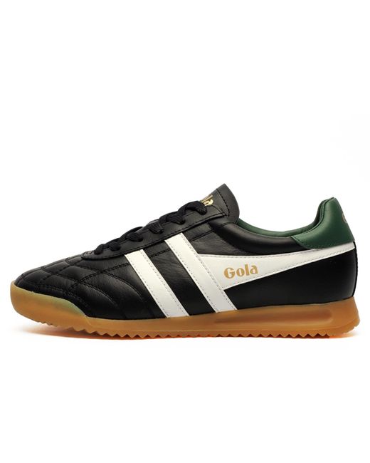 Gola Black Classics Stadium Leather Trainers for men