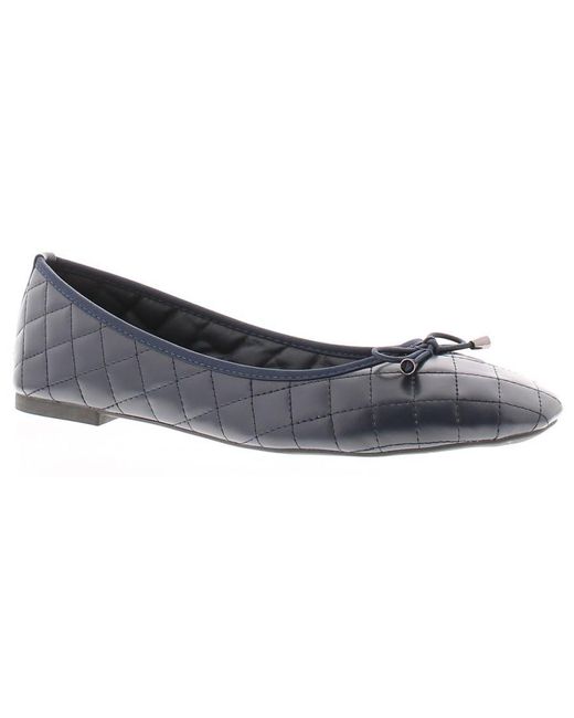 Platino Blue Flat Shoes Ballerina Sansa Slip On