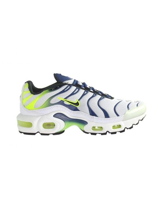 Nike Blue Air Max Plus Lace-up Multicolor Synthetic Trainers Cd0609 101 for men