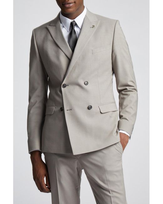 Farah Gray Danbury Double Breasted Jacket for men