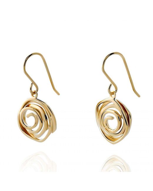 Orphelia Metallic 'Apolline' 925 Sterling Drop Earrings