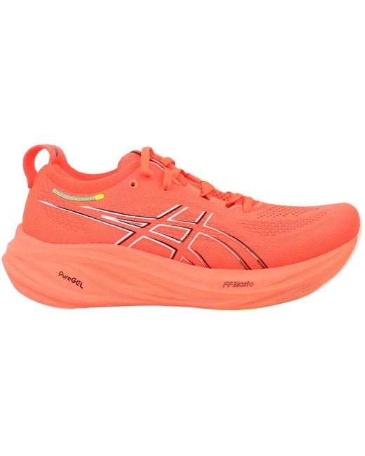 Asics Red Gel-Nimbus 26 Running Shoes for men