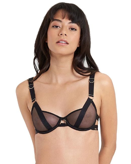 Bluebella Black Thea Half Cup Bra