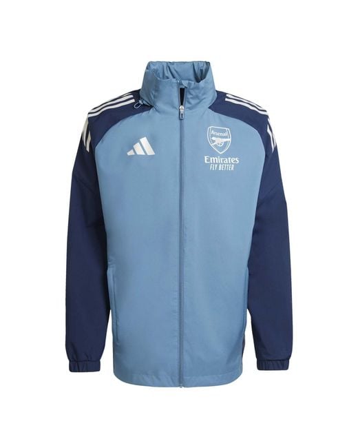 Adidas Blue Afc Aw Jkt for men