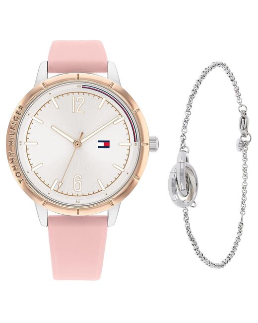 Tommy Hilfiger Pink Watch 2770152 Silicone