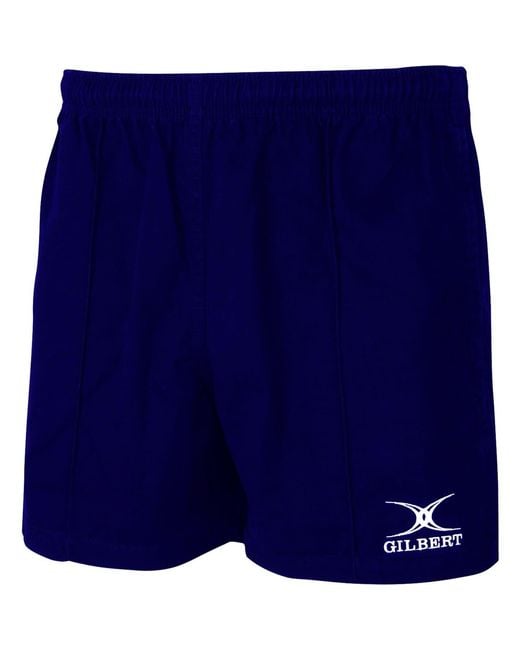 Gilbert Blue Kiwi Rugby Shorts for men