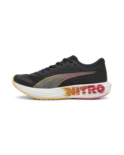 PUMA Black Deviate Nitroâ 2 Running Shoes for men