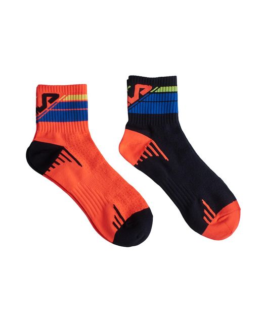 Fila Blue Pack-2 Sport Quarter Socks F9057 For And