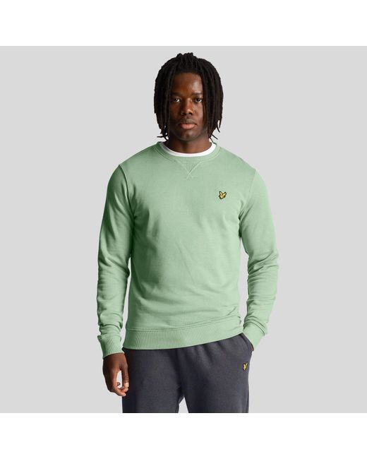 Lyle & Scott Green And Crewneck Sweatshirt for men