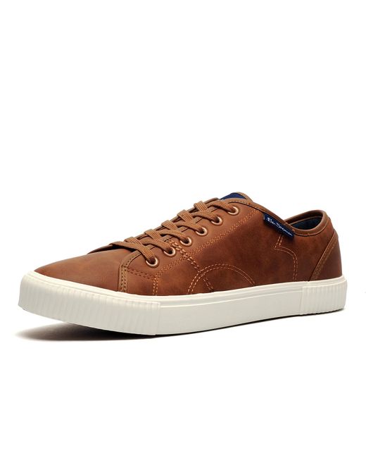 Ben Sherman Brown Original Canvey Trainers for men