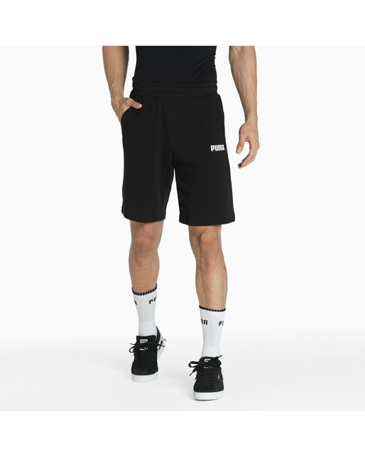 PUMA Black Essentials Sweat Shorts for men