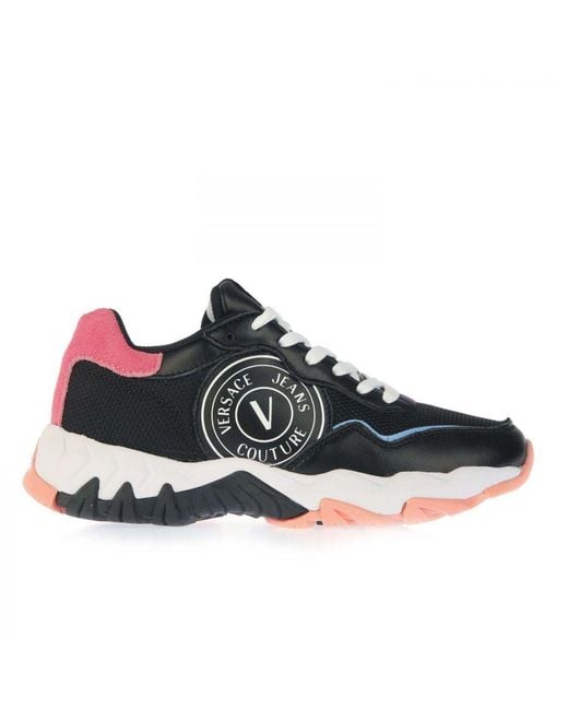 Versace Black Womenss Couture Ginza Running Trainers