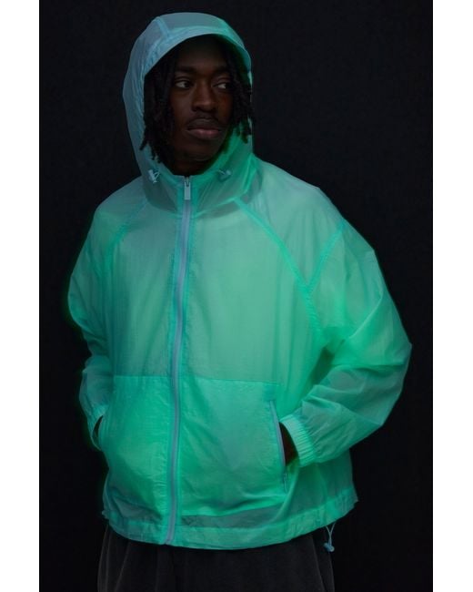 BoohooMAN Blue Oversized Boxy Glow for men