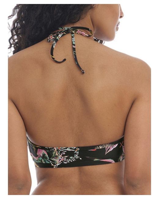 Freya Black Tahiti Nights Triangle Bikini Top