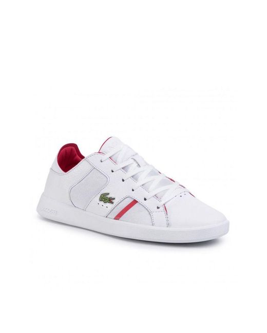 Lacoste White Novas 120 1 Sma Trainers Leather (Archived) for men
