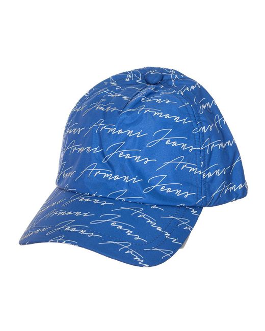 Armani Blue Printed Name Cap 934052-8Ph0C for men