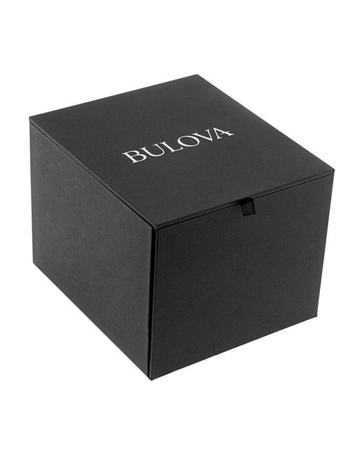 Bulova Maquina Horloge Zwart 98b381 in het Gray voor heren