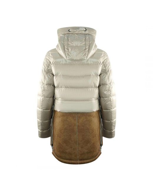 Parajumpers Natural Sera Special Leather Down Jacket