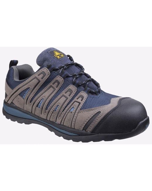 Amblers Safety Blue Fs34C Lace Up Trainer for men