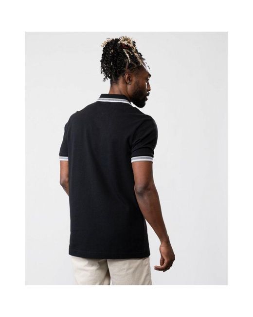 Boss Blue Paddy Curved Polo for men
