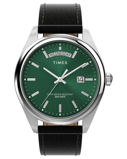 Timex Green Legacy Watch Tw2W57300 Material_Leather for men