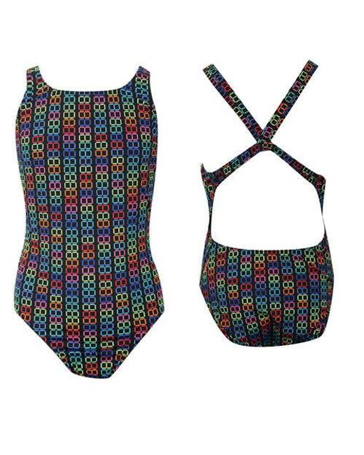 Maru Blue Electric Pacer Vault Swimsuit