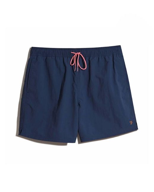 Farah Blue Colbert Swim Shorts for men
