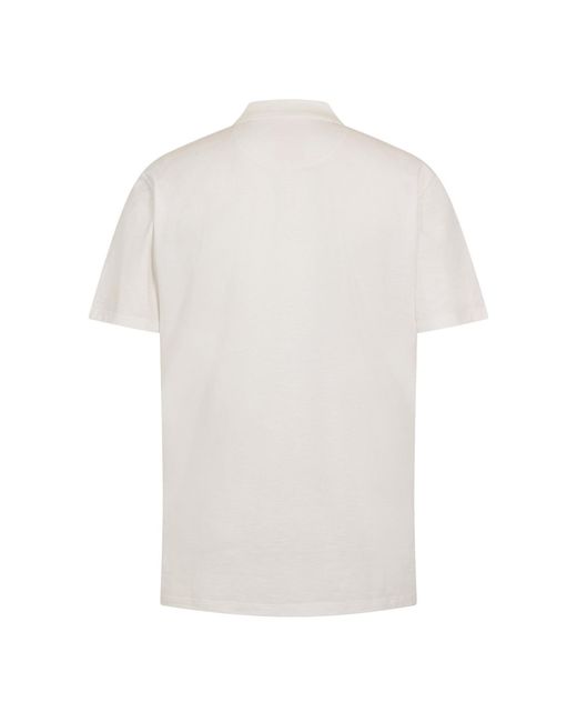 HUGO White Short Sleeve Polo Shirt for men