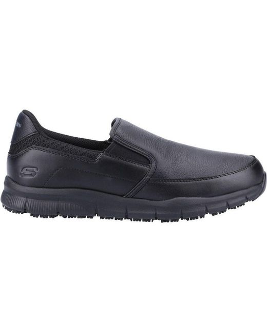 Skechers Gray Nampa Groton Occupational Safety Shoes for men
