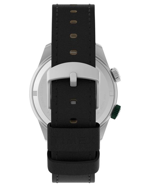 Timex Black Waterbury Traditional Watch Twh6Z3810 Leather for men