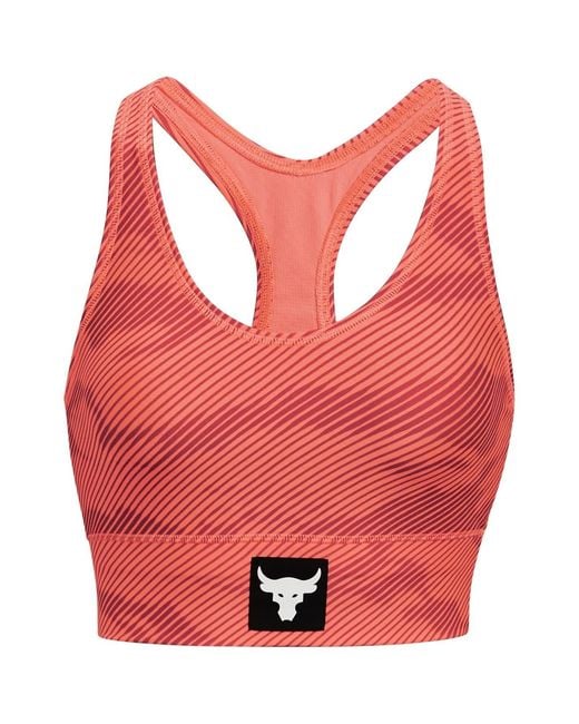 Under Armour Red Project Rock Bra
