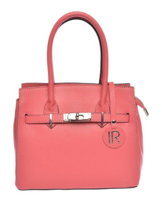 Isabella Rhea Pink Rindsledertasche