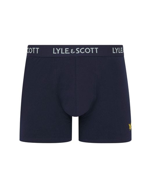 Lyle & Scott Blue And Barclay 3Pk for men