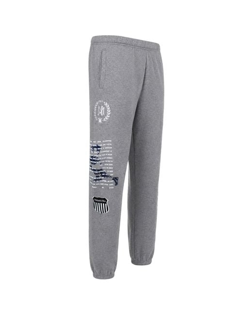 Mitchell & Ness Gray Team Origins Fleece Track Pants for men