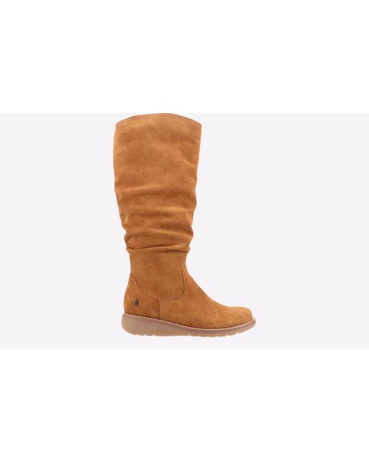 Hush Puppies Black Lucinda Wildleder Damen Stiefeletten