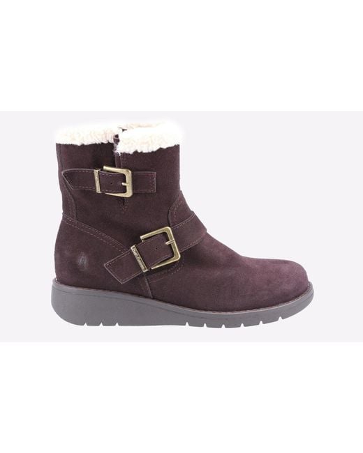 Hush Puppies Brown Lexie Boot Memory Foam