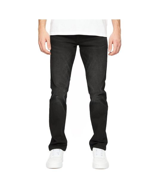 Crosshatch Black Svelte Jeans (Slim Fit) for men